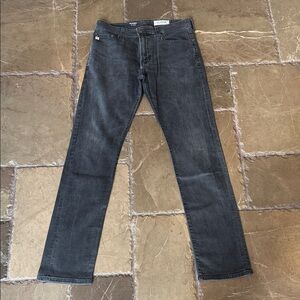 Men's AG “The Everett” Charcoal Slim Straight Jeans